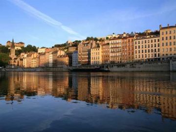 Visite de Lyon, depuis les Quais de Saône